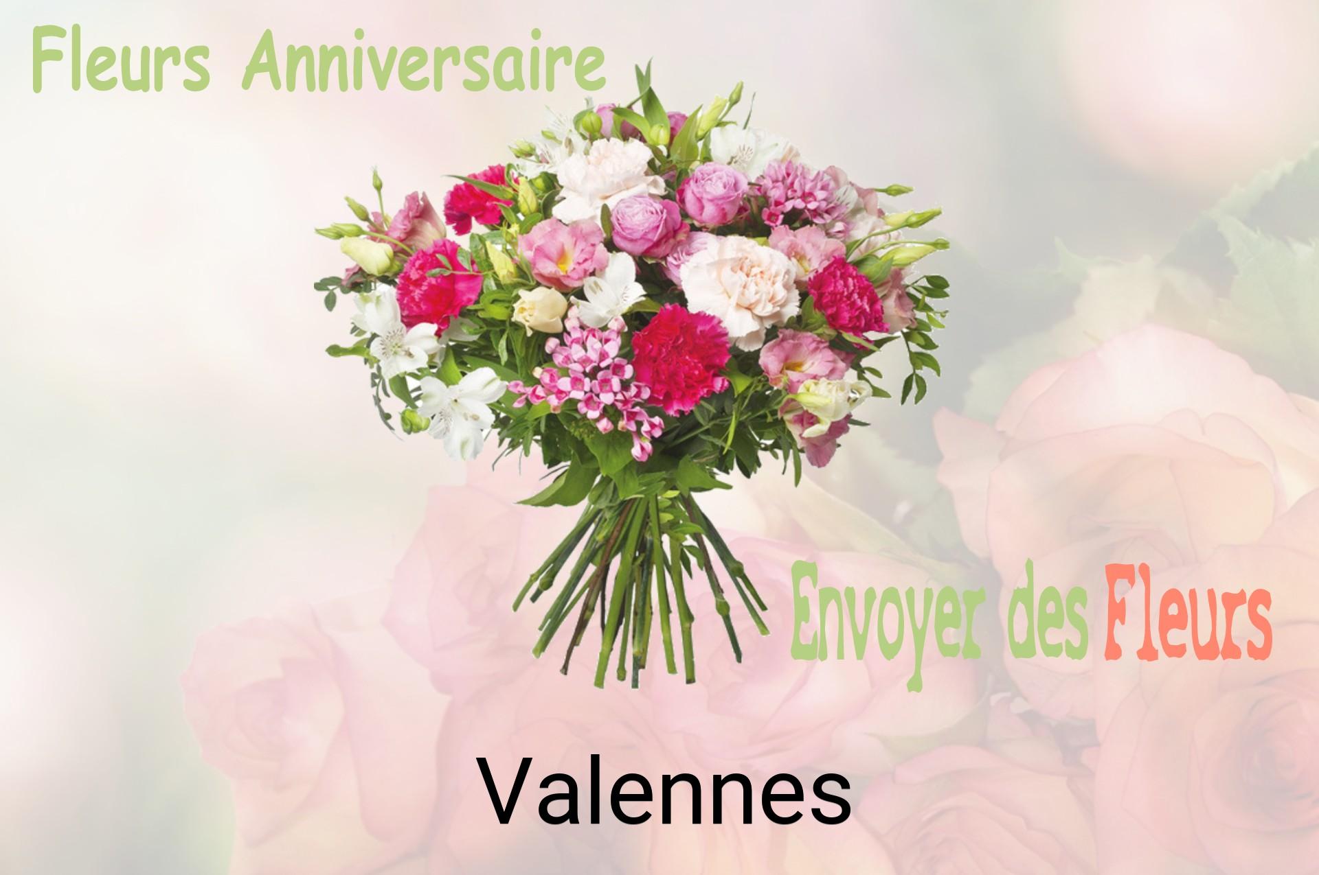 Bouquet de fleurs d’anniversaire livré à Valennes
