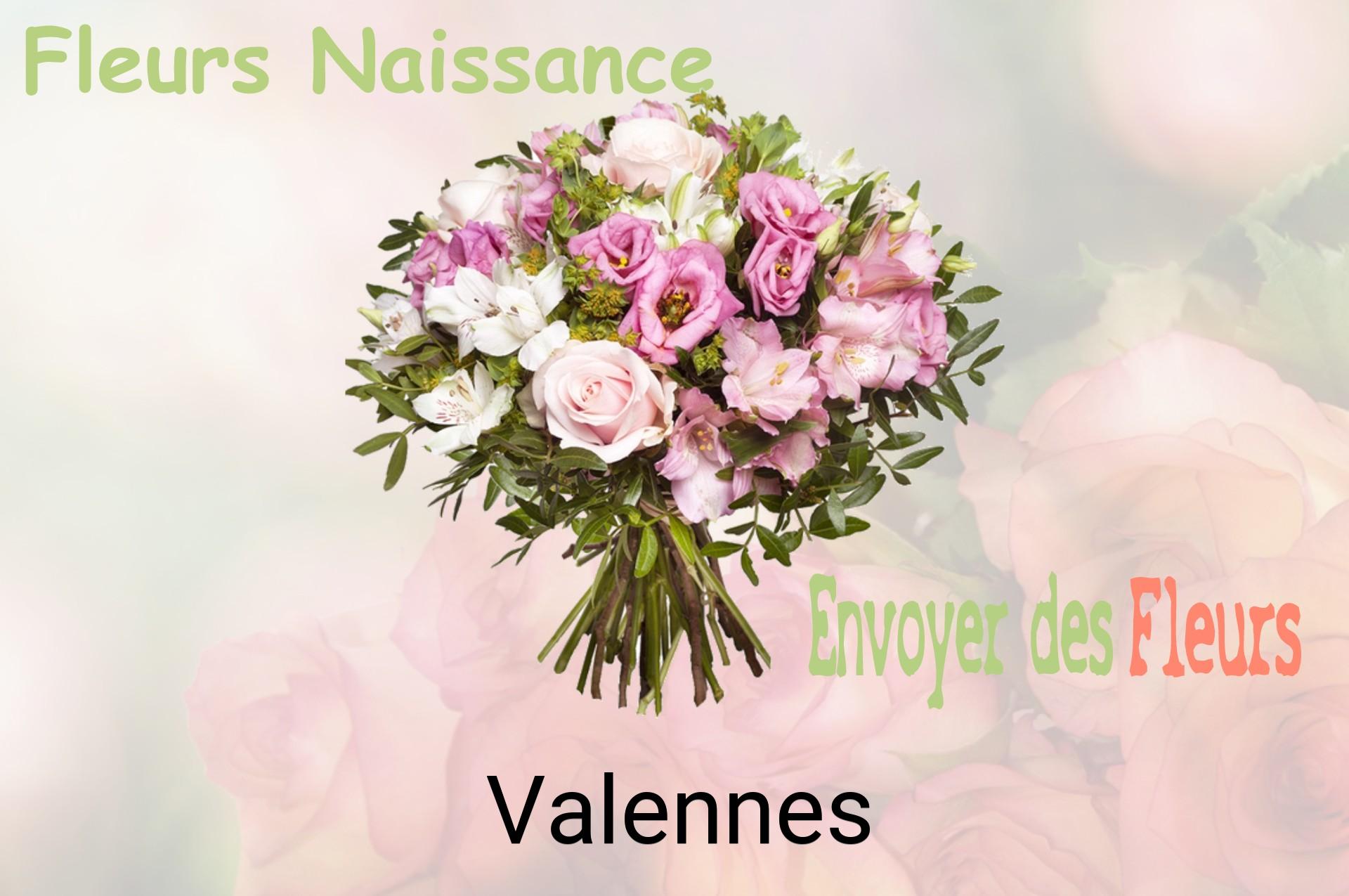 Bouquet de fleurs de naissance livré à Valennes